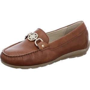 Ara Shoes Alabama Cognac Women's Loafers Brown | ARA046FAC