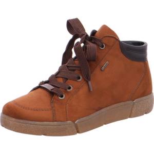 Ara Shoes Ankle Rom Cognac Women's Boots Brown | ARA835PQR