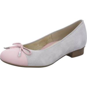 Ara Shoes Ballet Pumps Bari Flamingo Pebble Women's Ballerina Grey | ARA196BGA