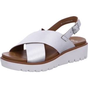 Ara Shoes Bilbao Silver Women's Sandals Grey | ARA609RCI