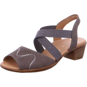 Ara Shoes Heeled Lugano Women's Sandals Grey | ARA857GKU