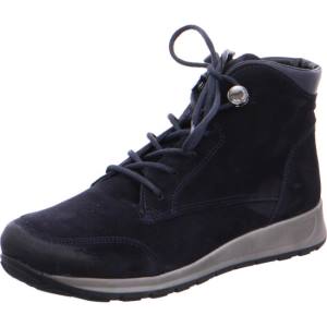 Ara Shoes High Top Osaka Women's Boots Blue | ARA678ZFK