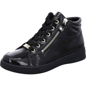 Ara Shoes High Top Rom Women's Boots Black | ARA296VAQ