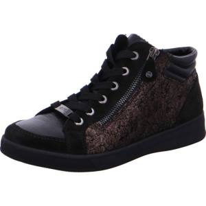 Ara Shoes High Top Rom Women's Boots Black | ARA479IGJ