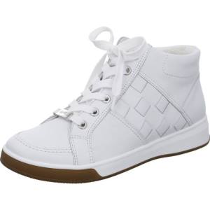 Ara Shoes High Top Rom Women's Trainers White | ARA082JWT