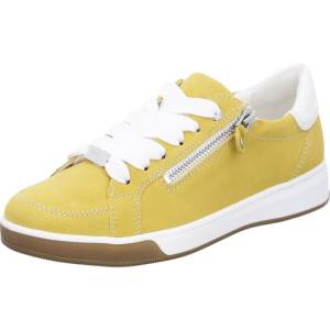 Ara Shoes Lace-ups Rom Sole Women's Trainers Yellow | ARA362PSB