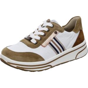 Ara Shoes Lace-ups Sapporo Toffee Women's Trainers White | ARA354HCO