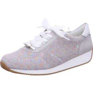 Ara Shoes Lissabon Candy-white Women's Trainers Grey / White | ARA450HDP