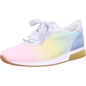 Ara Shoes Lissabon Pastel Women's Trainers Rose / Yellow / White | ARA039GWF