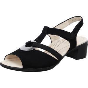 Ara Shoes Lugano Women's Sandals Black | ARA763TXS