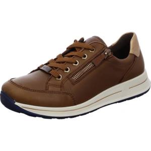 Ara Shoes Osaka Nuts Women's Trainers Brown | ARA401LAP