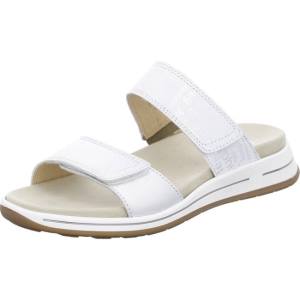 Ara Shoes Osaka Silver Nebbia Women's Mules White | ARA721SEP