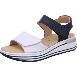 Ara Shoes Sapporo Women's Sandals White / Black / Red | ARA768DJT