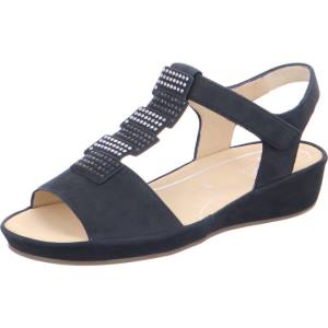 Ara Shoes Wedge Capri Women's Sandals Blue | ARA213HQM