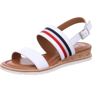 Ara Shoes Wedge Carmel Women's Sandals White | ARA842GAF