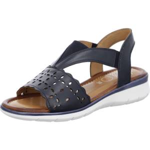 Ara Shoes Wedge Kreta Women's Sandals Blue | ARA092XBL