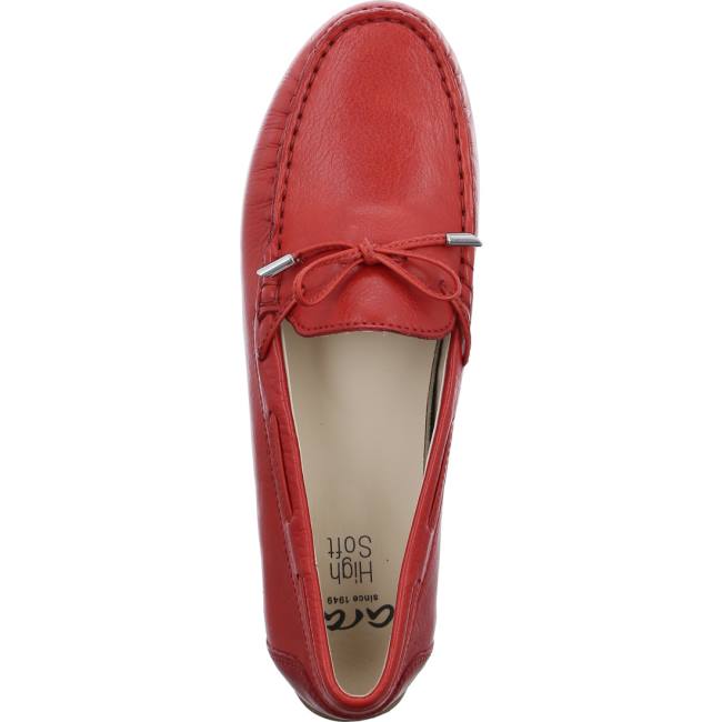 Ara Shoes Alabama Flame Women's Loafers Red | ARA192XZW