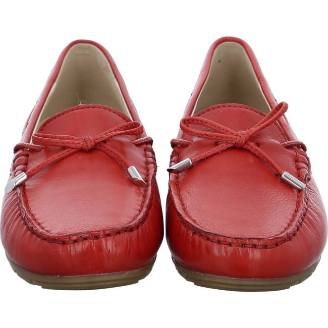 Ara Shoes Alabama Flame Women's Loafers Red | ARA192XZW