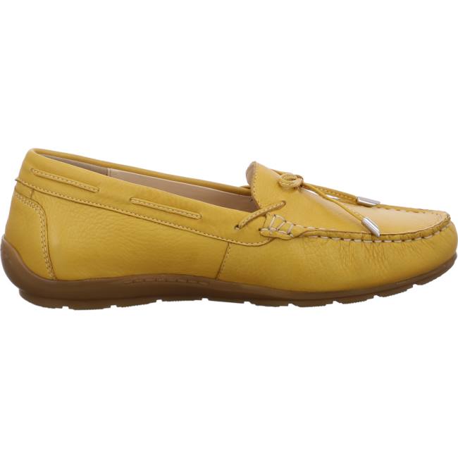 Ara Shoes Alabama Sole Women's Loafers Yellow | ARA795SNF