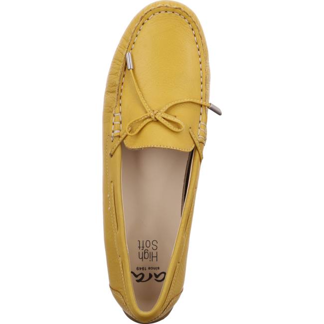 Ara Shoes Alabama Sole Women's Loafers Yellow | ARA795SNF