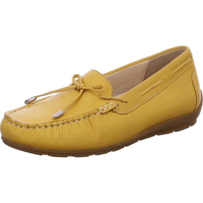 Ara Shoes Alabama Sole Women\'s Loafers Yellow | ARA795SNF