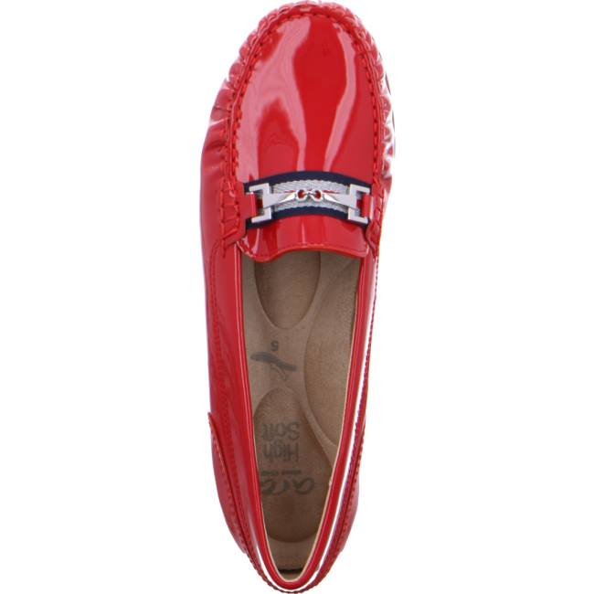 Ara Shoes Alabama Women's Loafers Red | ARA198HWK