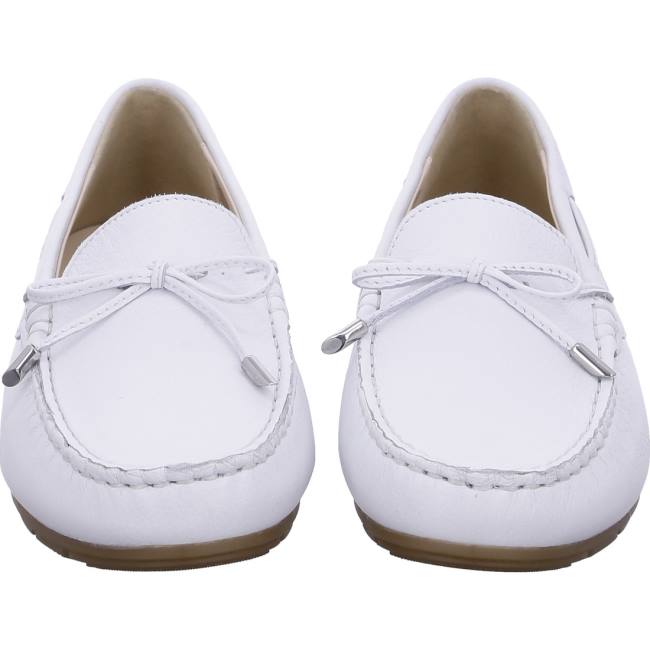 Ara Shoes Alabama Women's Loafers White | ARA751WOA