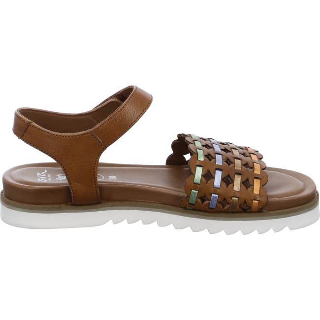 Ara Shoes Alicante Cognac Women's Sandals Brown | ARA203HWT