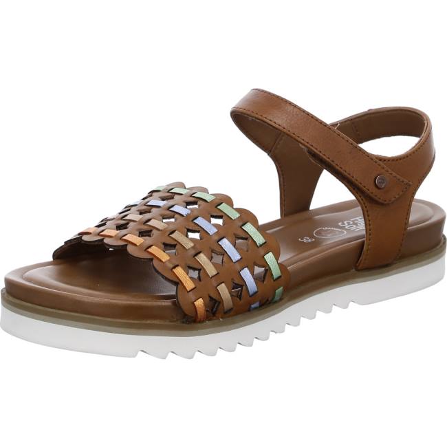 Ara Shoes Alicante Cognac Women\'s Sandals Brown | ARA203HWT