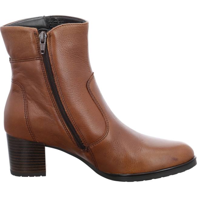 Ara Shoes Ankle Florenz Cognac Women's Boots Brown | ARA576RBM