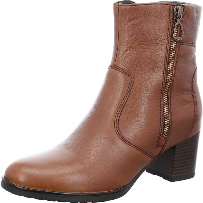 Ara Shoes Ankle Florenz Cognac Women\'s Boots Brown | ARA576RBM