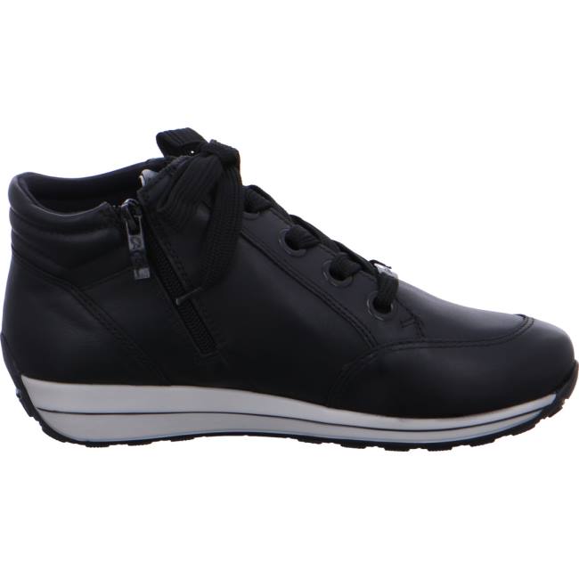 Ara Shoes Ankle Osaka Women's Trainers Black | ARA548IPZ