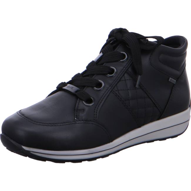 Ara Shoes Ankle Osaka Women\'s Trainers Black | ARA548IPZ