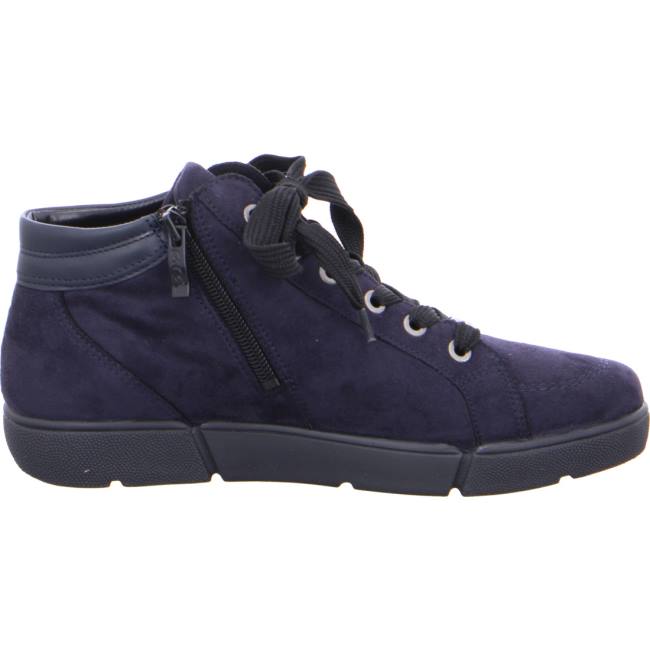 Ara Shoes Ankle Rom Navy Women's Boots Blue | ARA945CBO