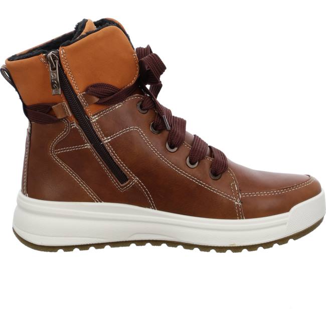 Ara Shoes Aspen Cognac Women's Boots Brown | ARA328YXH