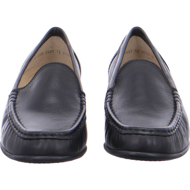 Ara Shoes Atlanta Women's Loafers Black | ARA518ZNW