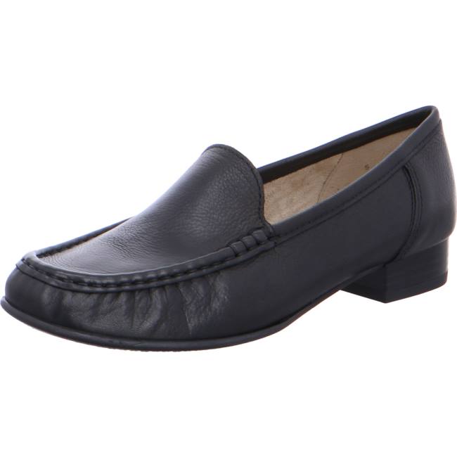 Ara Shoes Atlanta Women\'s Loafers Black | ARA518ZNW