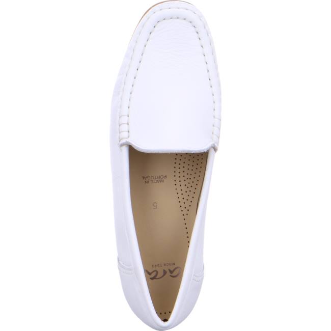 Ara Shoes Atlanta Women's Loafers White | ARA149EAW