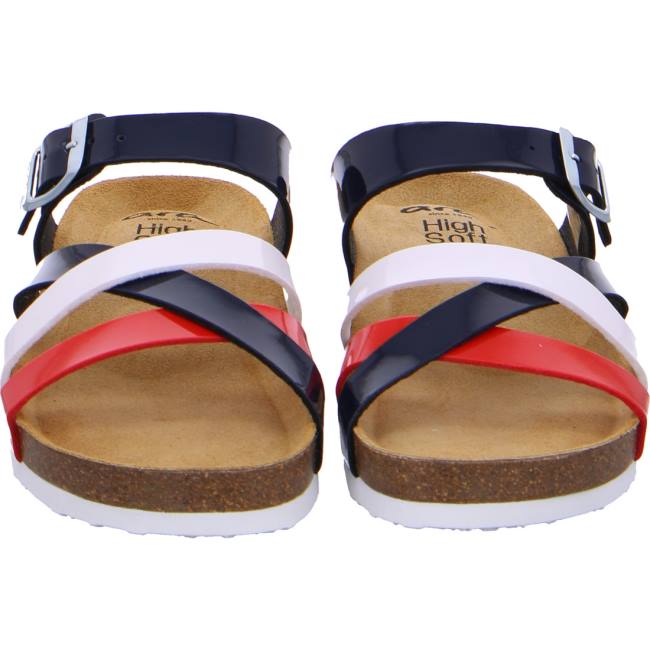 Ara Shoes Bali Multi Women's Mules Black / White / Red | ARA534VPK