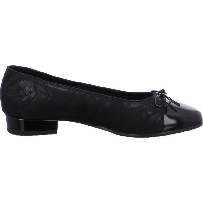 Ara Shoes Ballet Pumps Bari Women's Ballerina Black | ARA695RDQ