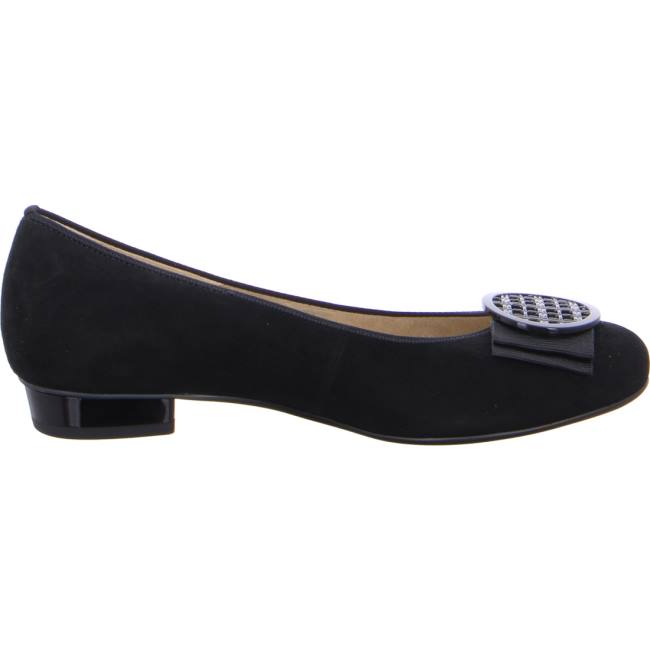 Ara Shoes Ballet Pumps Bari Women's Ballerina Black | ARA719LXE