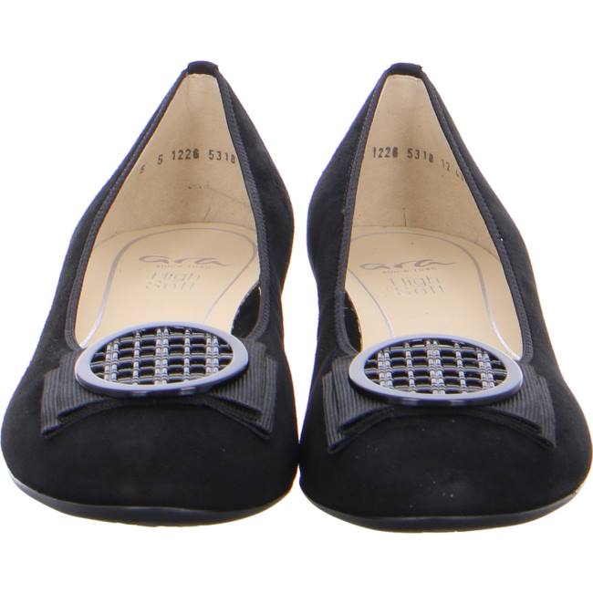 Ara Shoes Ballet Pumps Bari Women's Ballerina Black | ARA719LXE