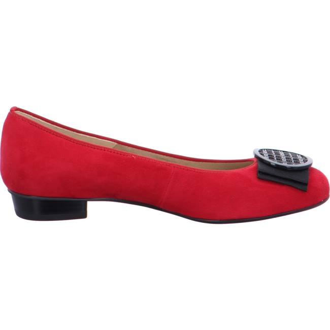 Ara Shoes Ballet Pumps Bari Women's Ballerina Red | ARA837SBA