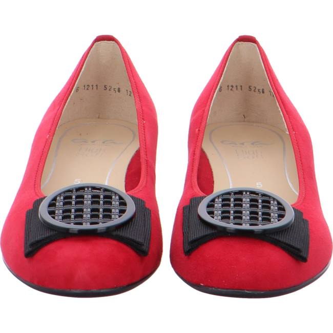 Ara Shoes Ballet Pumps Bari Women's Ballerina Red | ARA837SBA