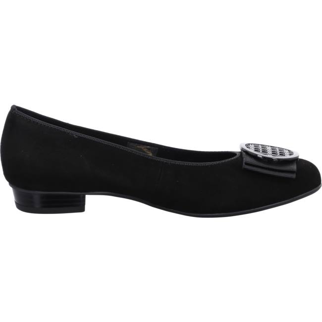 Ara Shoes Ballet Pumps Bari Women's Ballerina Black | ARA918VHU