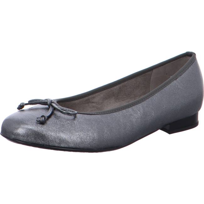 Ara Shoes Ballet Pumps Pisa Women\'s Ballerina Grey | ARA054ERY