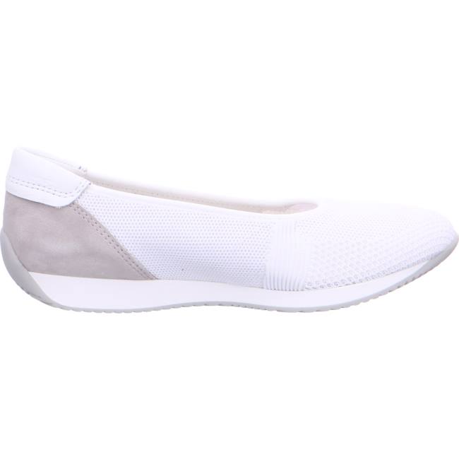 Ara Shoes Ballet Pumps Porto Women's Ballerina White | ARA104GDQ