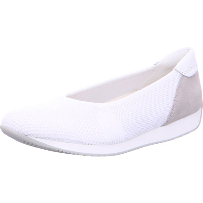 Ara Shoes Ballet Pumps Porto Women\'s Ballerina White | ARA104GDQ