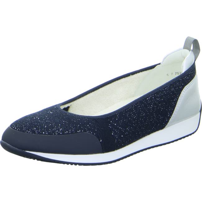 Ara Shoes Ballet Pumps Porto Women\'s Ballerina Blue | ARA893ABO