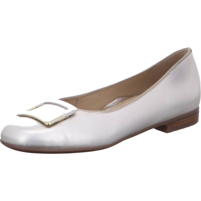 Ara Shoes Ballet Pumps Sardinia Gold Women\'s Ballerina Grey | ARA236POB